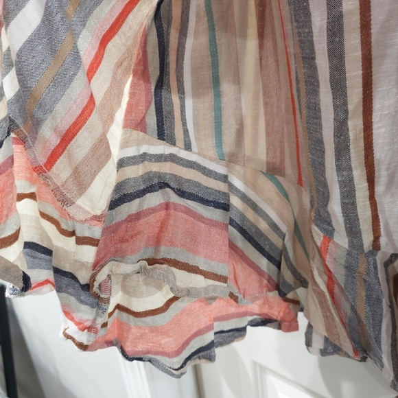 Express Mini Strappy Dress, Faux Wrap Style With Flutter Hem - Picture 12 of 15